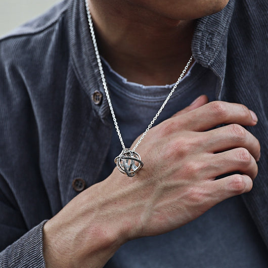 Anillo Astronómico Transformable para Hombre - Diseño Globo Celeste - Image 4