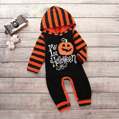 Enterizo Infantil Estampado de Calabaza para Halloween - Image 7