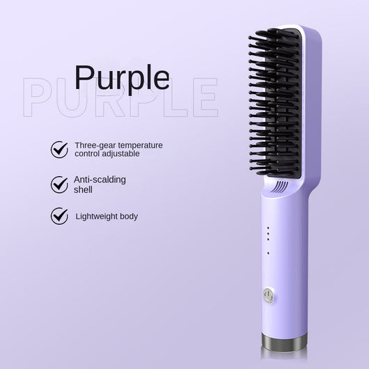 Peine Alisador Eléctrico 2 en 1 - Plancha de Cabello con Control de Temperatura - Image 5