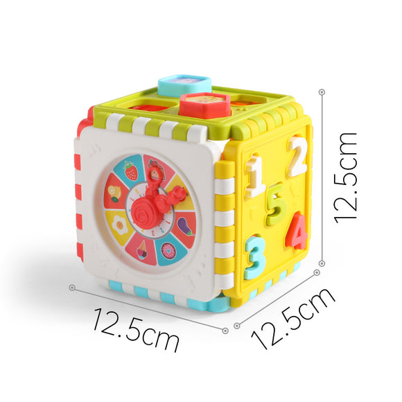 Bloques de Construcción Cognitivos Multifuncionales Hexaedro para Niños y Niñas