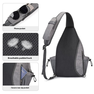 Bolsa de Pecho Oxford Unisex Plegable de Gran Capacidad - Image 5