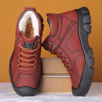 Zapatos de Invierno para Hombre con Forro de Terciopelo y Algodón Grueso - Image 3