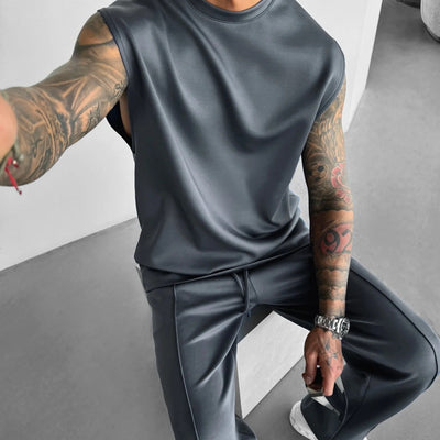 Traje de Verano para Hombre: Chaleco y Pantalón - Image 8