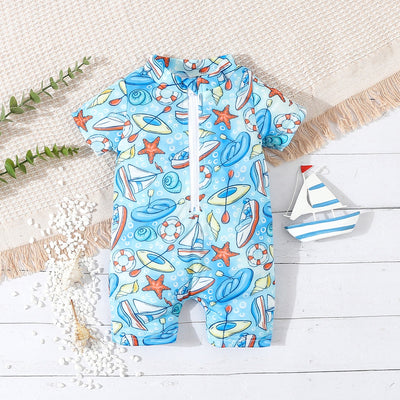 Enterizo de Baño Infantil Estampado para Verano - Image 27
