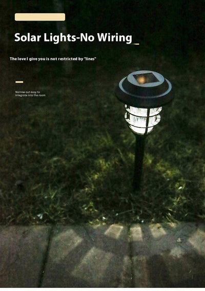 Luz LED Solar para Jardín con Diseño de Franjas - Image 13