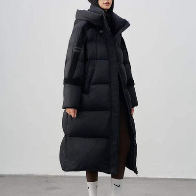 Abrigo Acolchado Largo para Mujer - Chaqueta de Invierno Premium