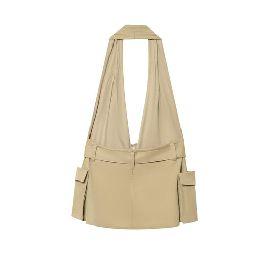 Top Escotado Elegante con Cuello Colgante para Mujer - Image 2