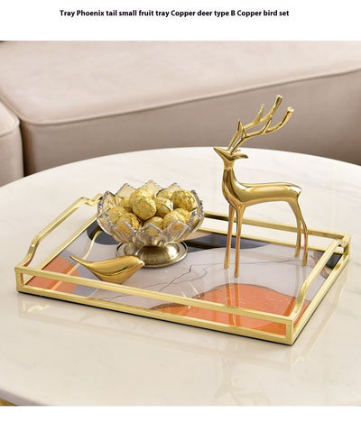 Mesita de Centro Rectangular con Almacenamiento y Bandeja Decorativa - Image 15