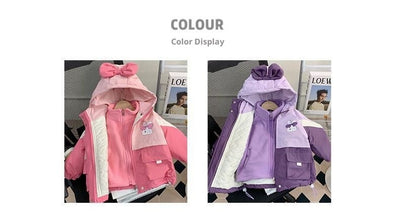 Chaqueta Infantil de Algodón con Cierre Clip - Otoño e Invierno - Image 22