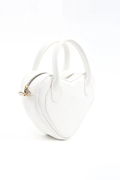 Bolso de Cuero Sintético en Forma de Corazón con Cierre y Compartimento Único - Image 2