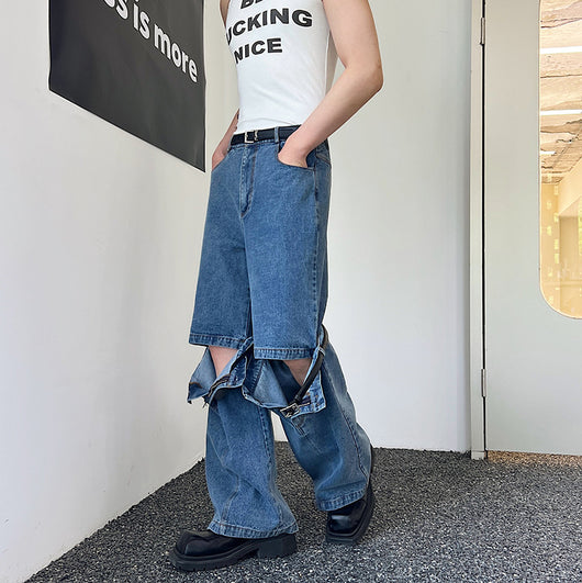 Pantalones Vaqueros de Trabajo Reforzados con Parches - Image 3