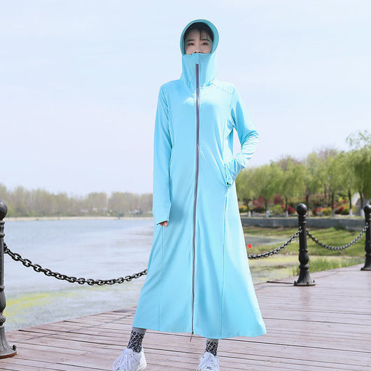 Ropa de Protección Solar en Seda de Hielo - Colores Lisos - Image 30