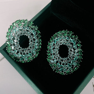 Aretes con Circonitas Incrustadas Estilo Europeo y Americano - Image 4