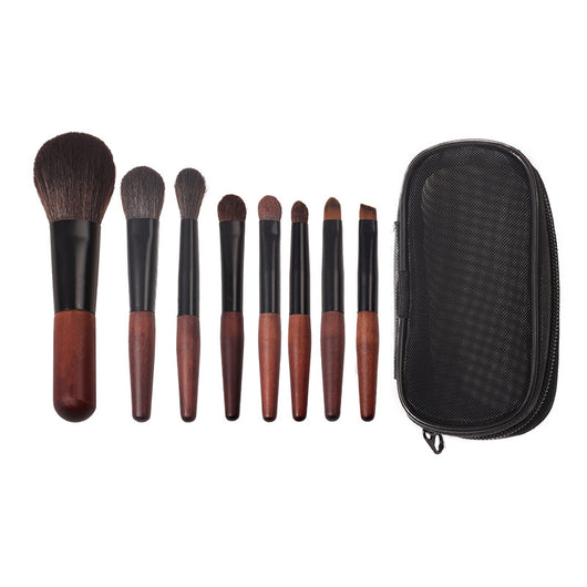 Kit Portátil de Brochas de Maquillaje Compacto para Viajes