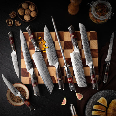 Juego de Cuchillos de Cocina Damasco con 67 Capas