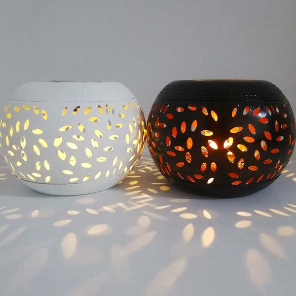 Lámpara Solar de Hierro Forjado para Jardín - Iluminación Decorativa Exterior
