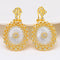 Light Luxury 925 Colorful Brushed Earrings Dorado