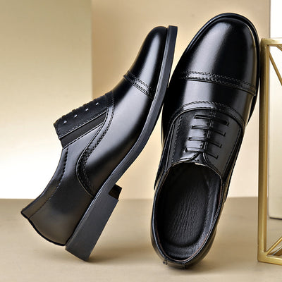 Zapatos de Cuero Formales Puntiagudos para Hombre - Estilo Ejecutivo Británico - Image 4