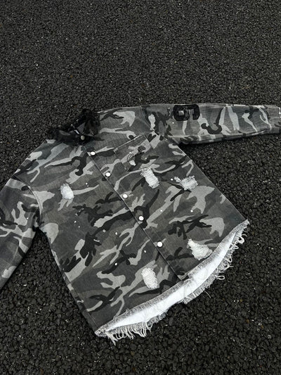 Camisa de Manga Larga Estilo Retro Americano con Diseño Camuflado Desgastado - Image 18