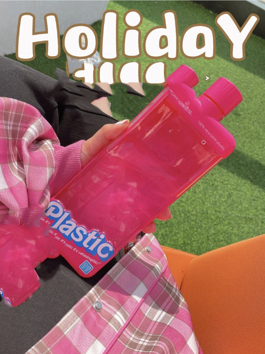 Botella Deportiva Plana de Plástico - Hidratación Portátil - Image 7