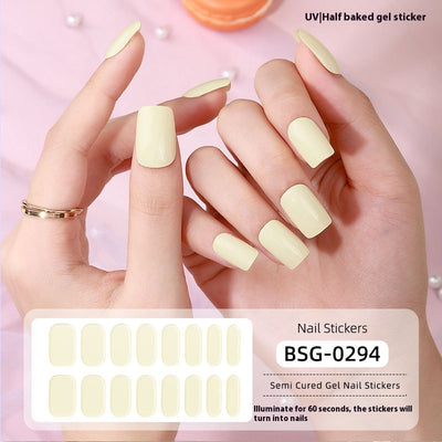 Adhesivos de Gel UV para Uñas Colores Puros Semi-curado con Lámpara Térmica - Image 2