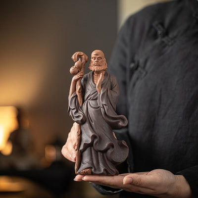 Ornamento Zen Ancestral: Bodhidharma Cruzando el Río - Image 4