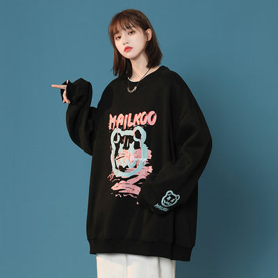 Sudadera Hip Hop Mujer Tendencia Urbana Ins - Image 12