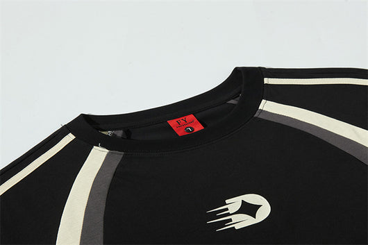 Playera Retro de Patchwork para Hombre - Diseño Casual y Deportivo - Image 12