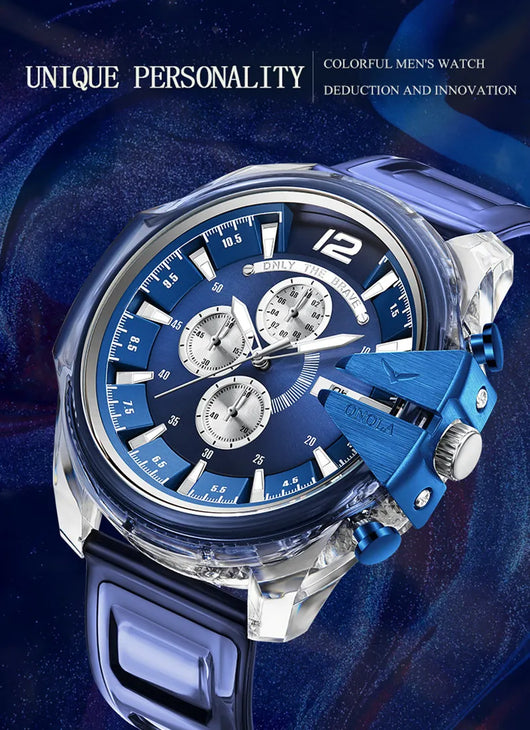 Reloj de Cuarzo Impermeable Unisex con Correa de Plástico - Image 7