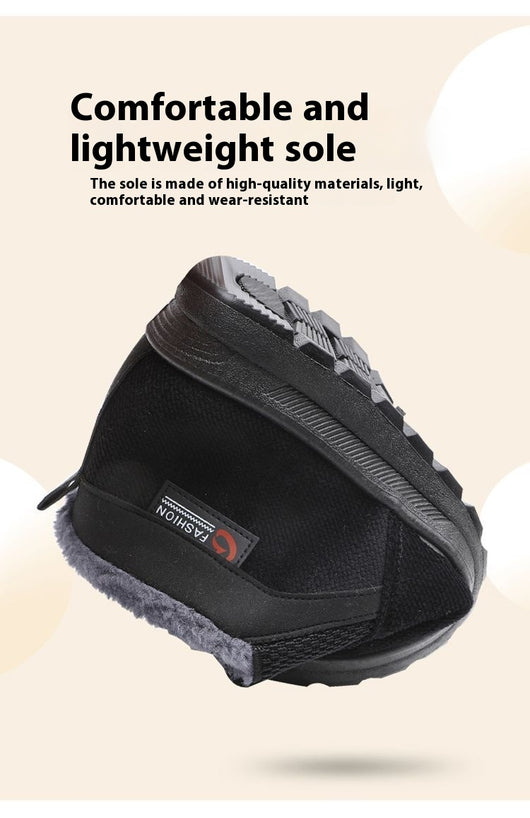 Zapatos Térmicos Acolchados Antideslizantes para Hombre – Estilo Beijing Tradicional - Image 8