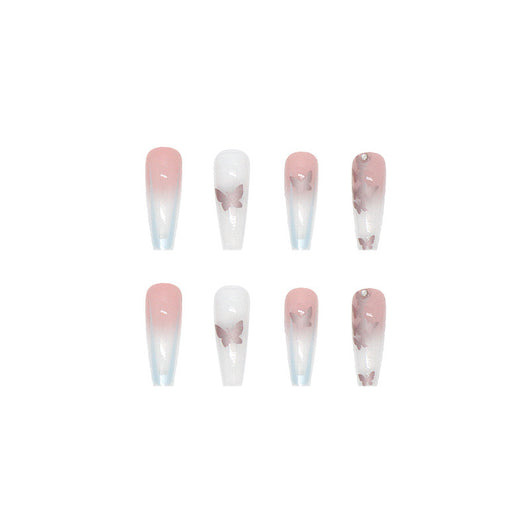Parches de Uñas Diamante Mariposa Ballet Trapezoidales - Image 6