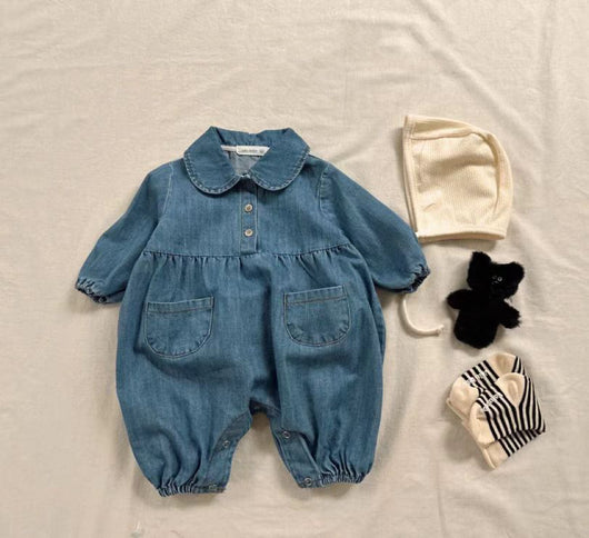 Jumpsuit Infantil con Solapa - Diseño Clásico para Niños y Niñas - Image 6