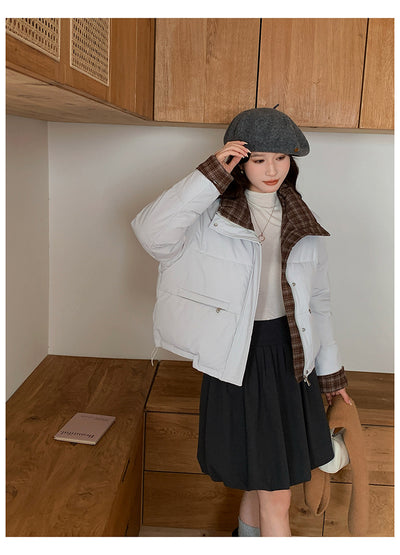 Chaqueta Acolchada Suelta de Algodón con Cuello Mao - Estilo Casual y Temperamental - Image 13