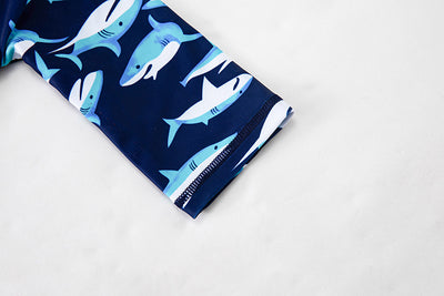 Traje de Baño Infantil Protector Solar con Sombrilla Integrada - Image 9