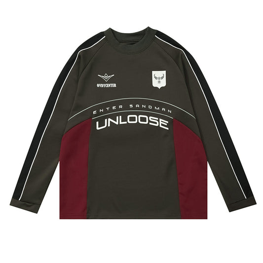 Sudadera de Pareja con Contraste de Colores y Diseño Patchwork - Image 2