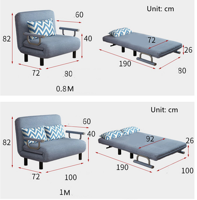 Sofá Reclinable Multifuncional Plegable para Sala - Image 6