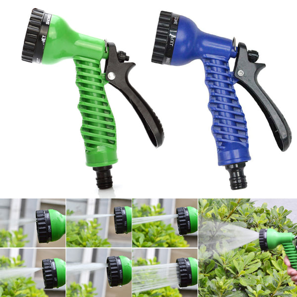 Manguera Telescópica de Látex Natural con Pistola de Alta Presión para Lavar Auto y Riego