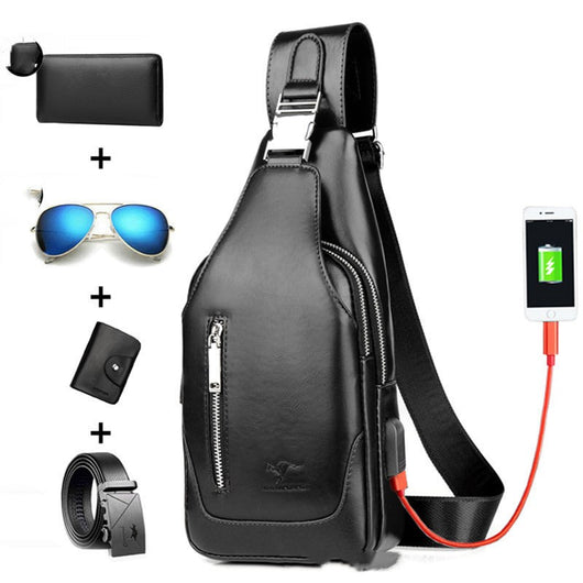 Bolsa Cruzada Casual para Hombre - Estilo Outdoor - Image 5