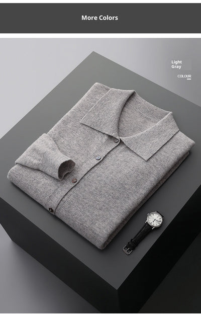 Camisa Interior Clásica de Botones y Color Sólido para Hombre - Image 12