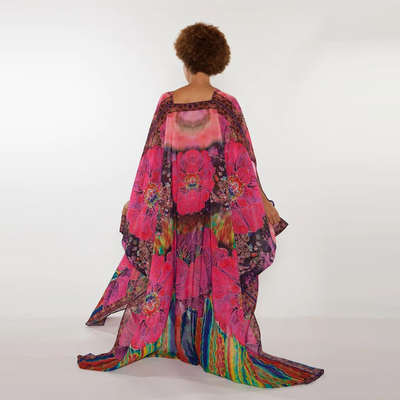 Chaqueta Casual Estampada para Mujer con Blusa de Gasa Transparente - Image 75