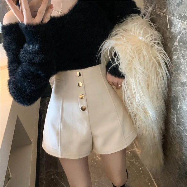 Shorts Casuales de Cintura Alta para Mujer - Verano