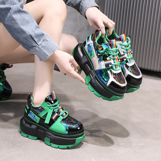 Zapatos de Moda para Mujer con Cordones - Estilo Trendy Versátil - Image 10