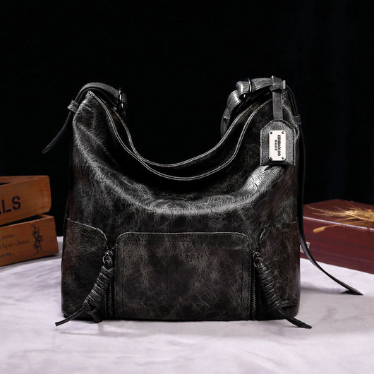 Bolsa Bandolera Asimétrica Estilo Bucket para Mujer - Image 20