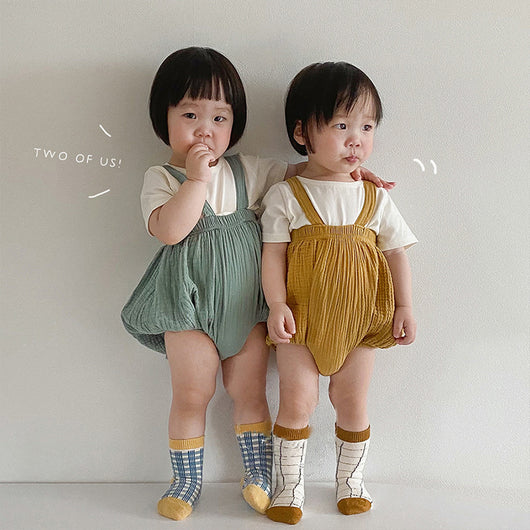 Conjunto de Overol, Shorts y Gorra para Niños
