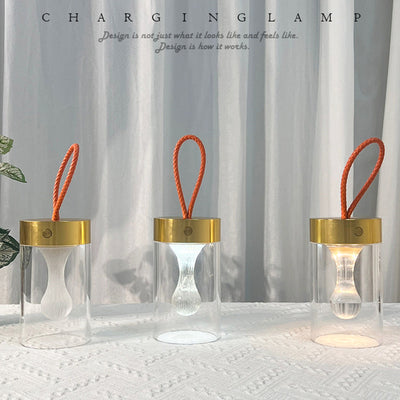 Lámpara Camping Recargable con Diseño Gota de Agua - Luz Nocturna Portátil - Image 3