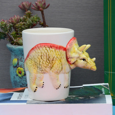 Taza de Cerámica 3D con Forma de Dinosaurio Pintada a Mano - Image 7