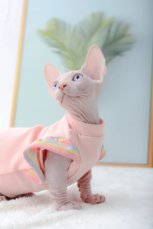 Ropa para Mascotas con Manga Volante de Terciopelo - Antideshedding - Image 14