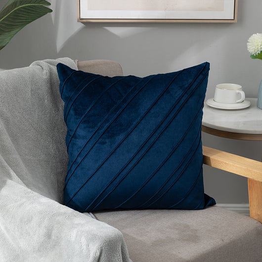 Funda de Almohada Cuadrille Terciopelo Suave para Sofá y Cama - Image 39