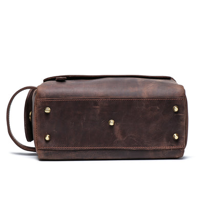 Bolsa Multifuncional de Cuero Estilo Retro para Hombre - Image 25