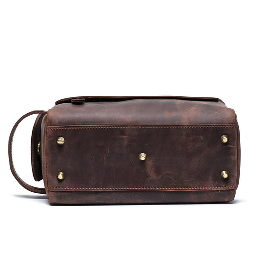 Bolsa Multifuncional de Cuero Estilo Retro para Hombre - Image 25